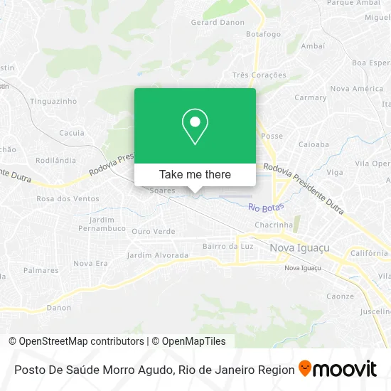 Posto De Saúde Morro Agudo map