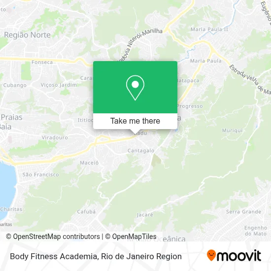 Body Fitness Academia map