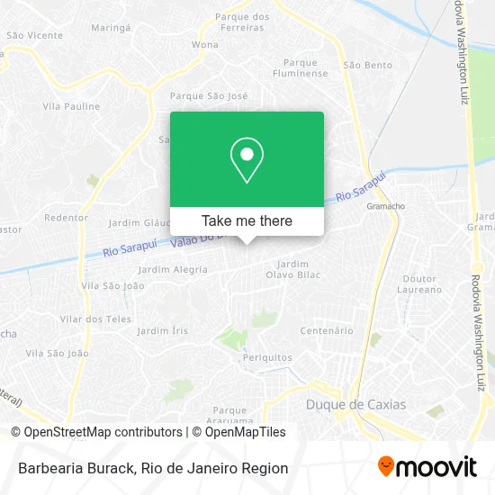 Barbearia Burack map