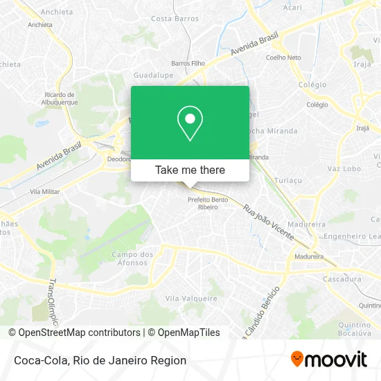 Coca-Cola map