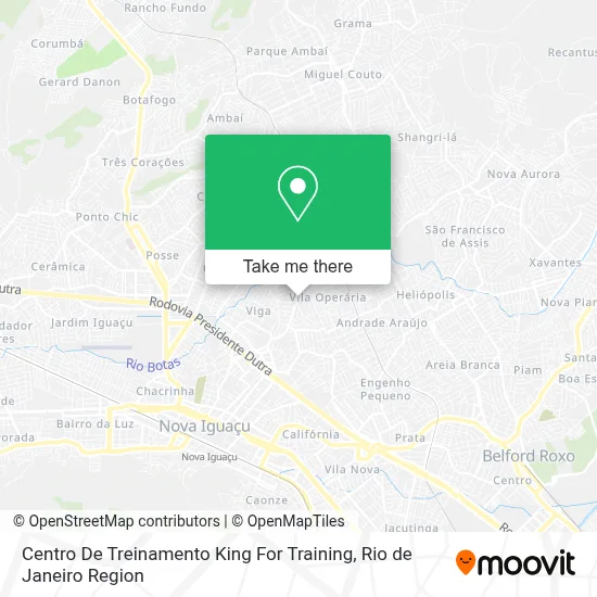 Centro De Treinamento King For Training map