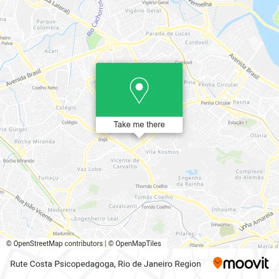 Rute Costa Psicopedagoga map