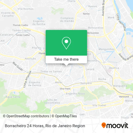 Borracheiro 24 Horas map