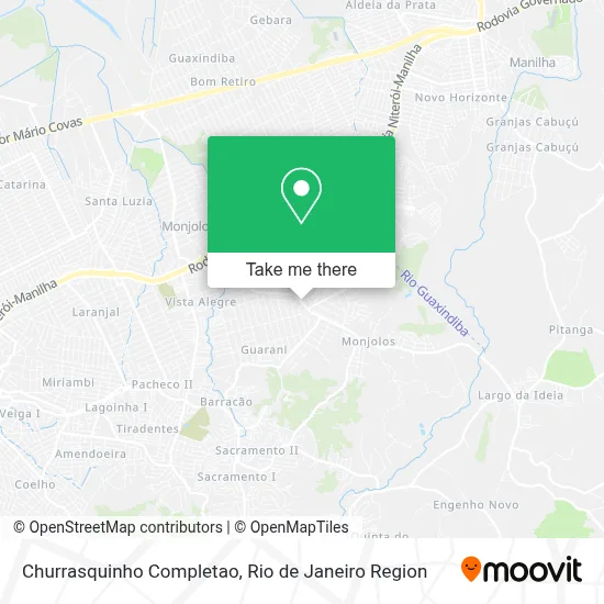 Churrasquinho Completao map