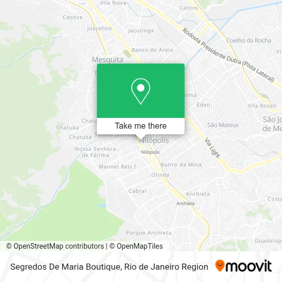 Segredos De Maria Boutique map