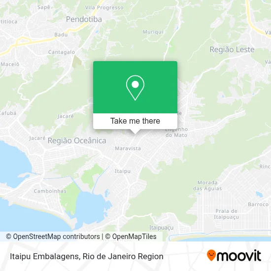 Itaipu Embalagens map