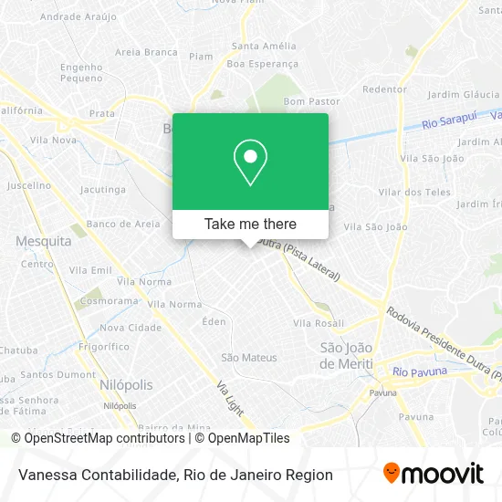 Vanessa Contabilidade map