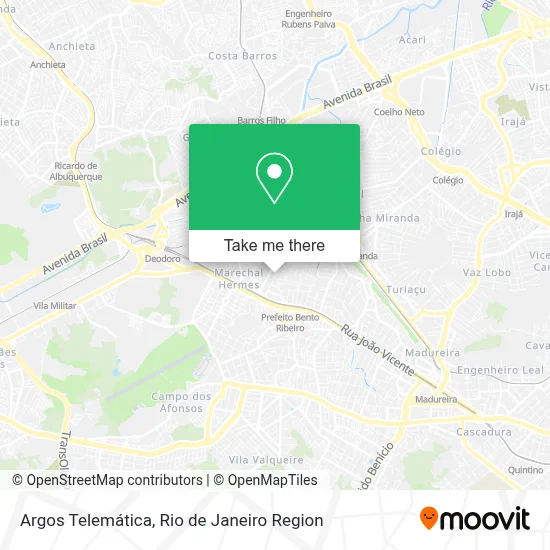 Argos Telemática map