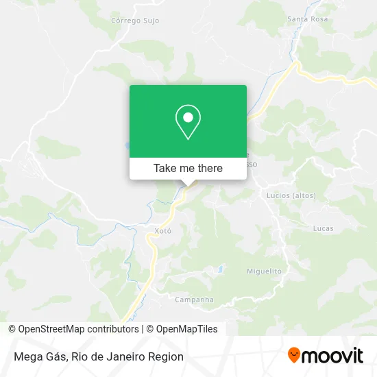 Mega Gás map