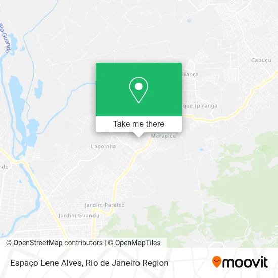 Espaço Lene Alves map