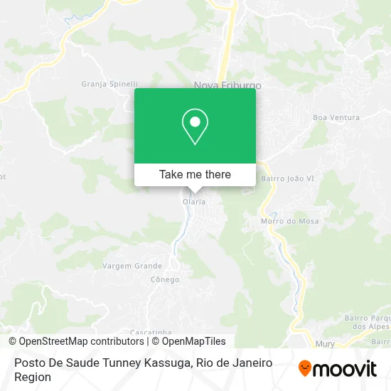Posto De Saude Tunney Kassuga map