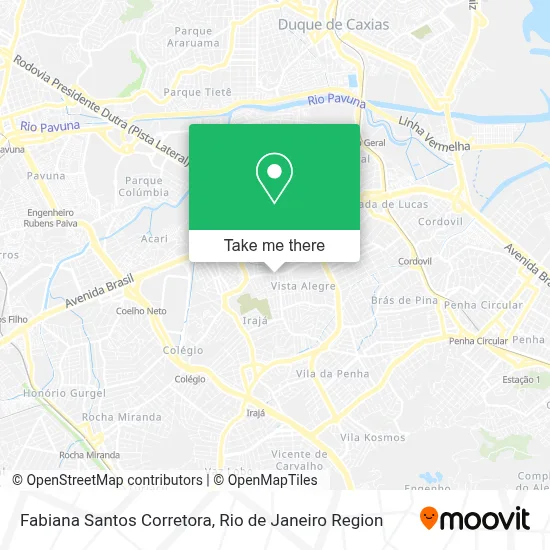 Fabiana Santos Corretora map