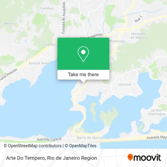 Arte Do Tempero map