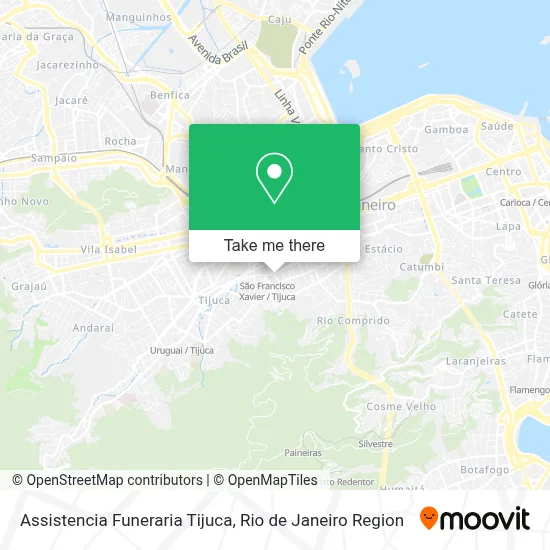 Assistencia Funeraria Tijuca map