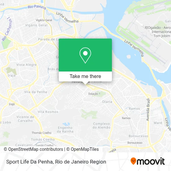 Sport Life Da Penha map