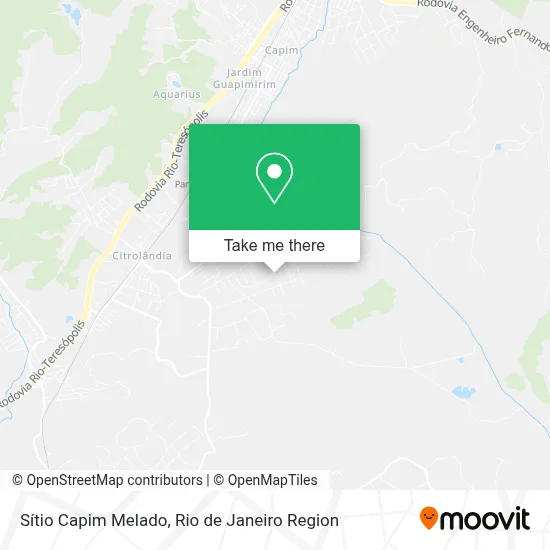 Sítio Capim Melado map