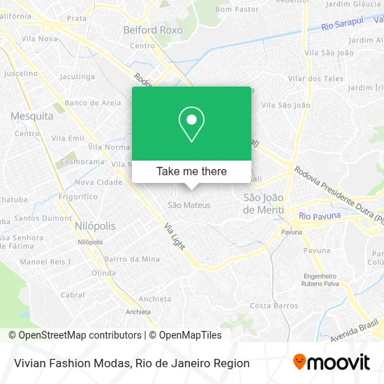 Vivian Fashion Modas map