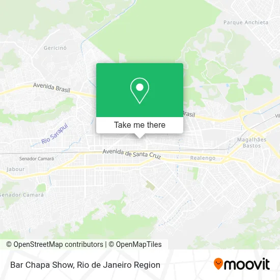 Bar Chapa Show map