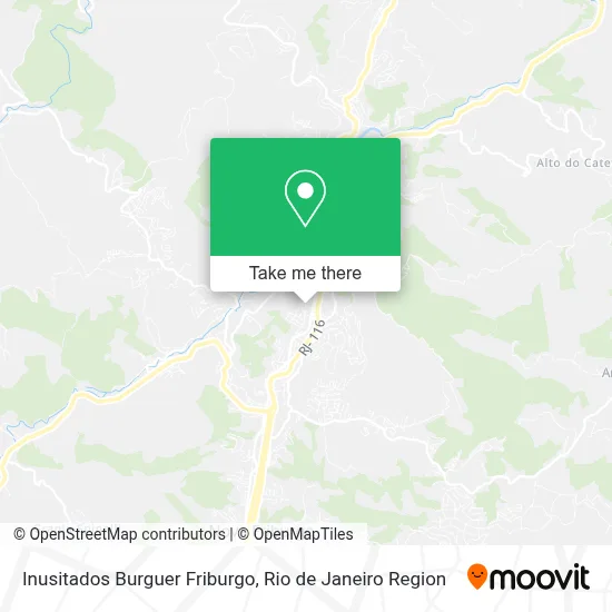 Inusitados Burguer Friburgo map