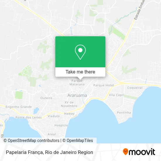Papelaria França map