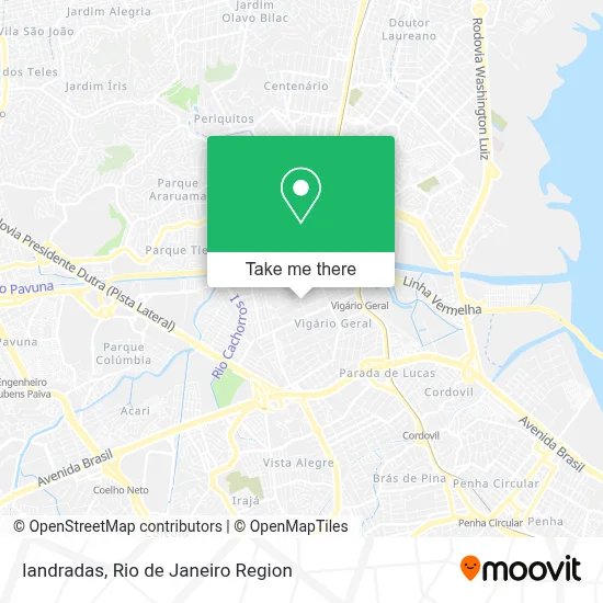 Iandradas map