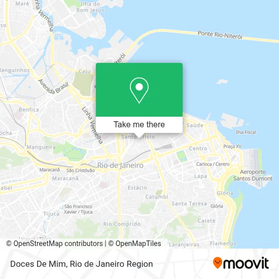 Doces De Mim map