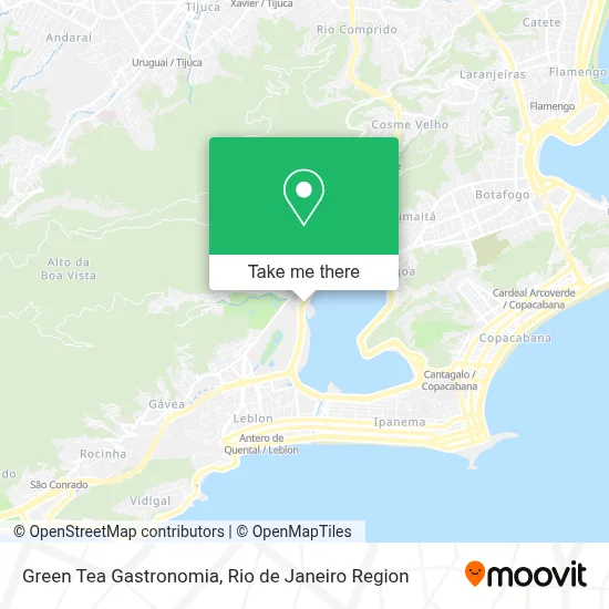 Green Tea Gastronomia map