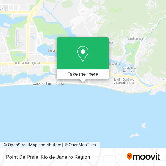 Point Da Praia map