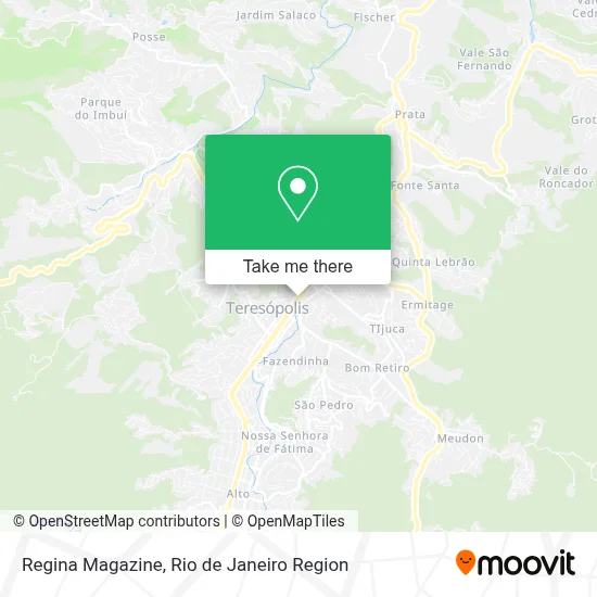 Regina Magazine map