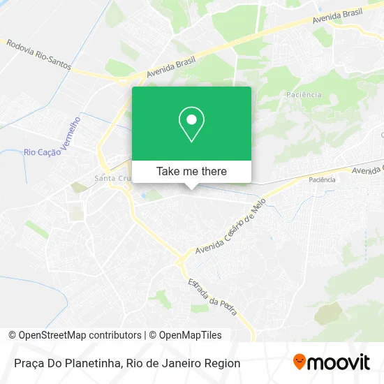 Praça Do Planetinha map