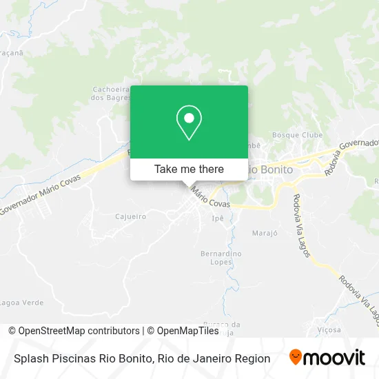 Splash Piscinas Rio Bonito map