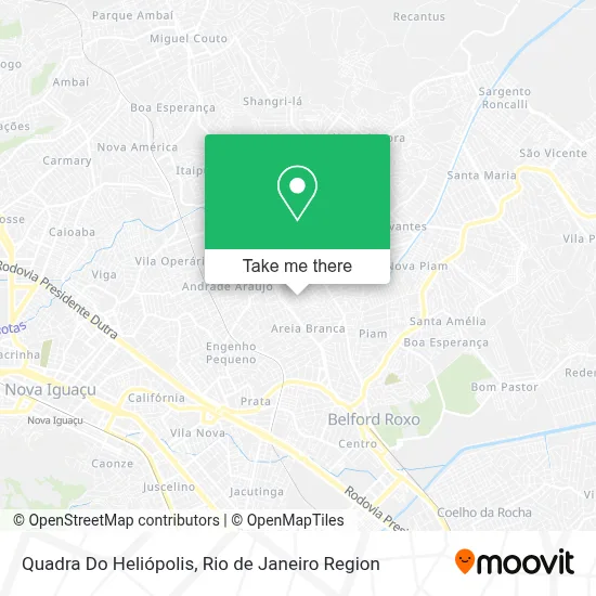 Quadra Do Heliópolis map