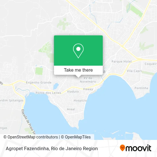 Agropet Fazendinha map