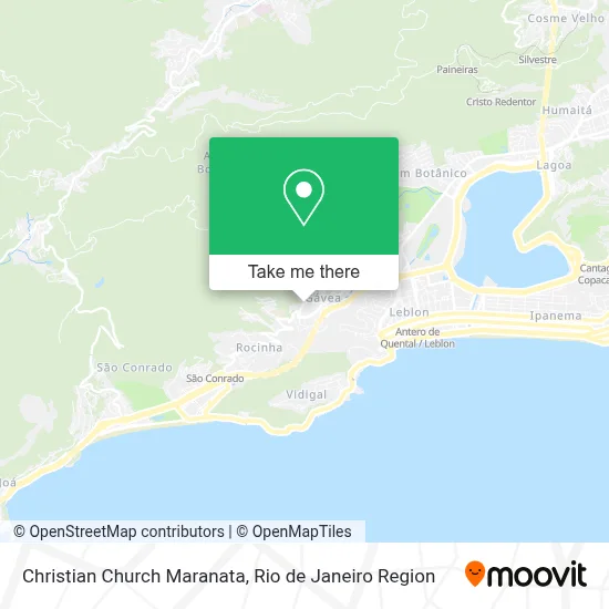 Christian Church Maranata map