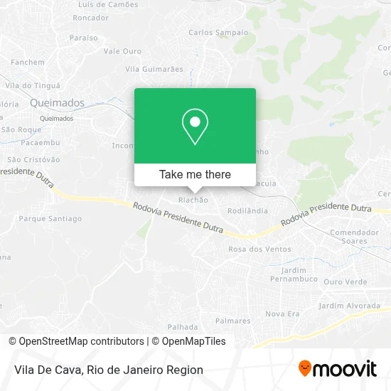 Vila De Cava map