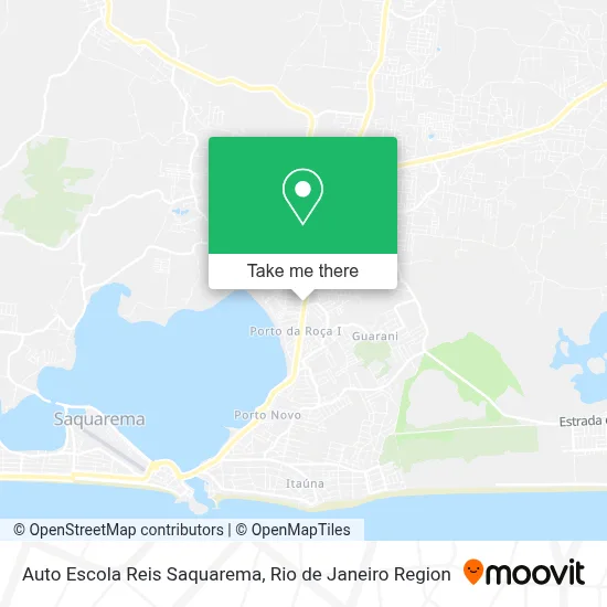 Auto Escola Reis Saquarema map