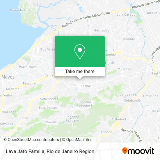 Lava Jato Família map