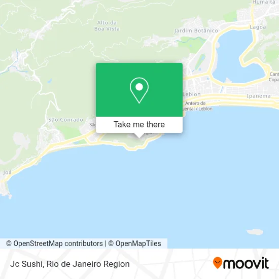 Jc Sushi map