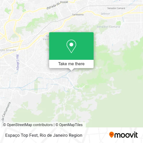 Espaço Top Fest map