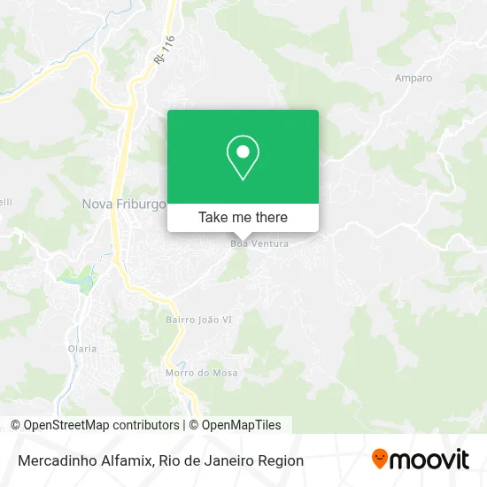 Mercadinho Alfamix map