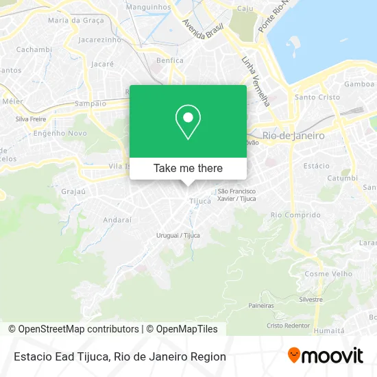 Estacio Ead Tijuca map