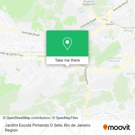 Jardim Escola Pintando O Sete map
