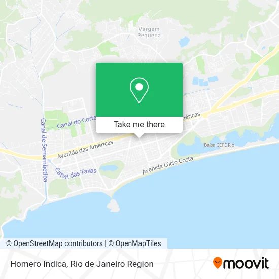 Homero Indica map