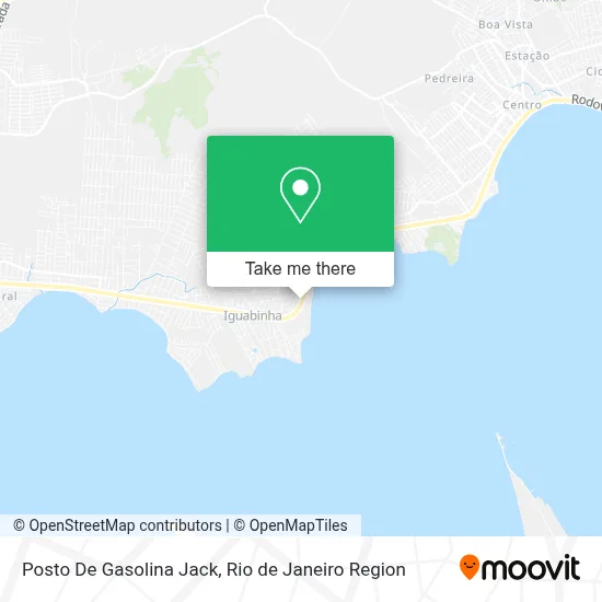 Posto De Gasolina Jack map