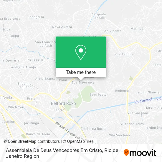 Assembleia De Deus Vencedores Em Cristo map
