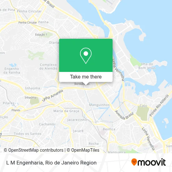 L M Engenharia map