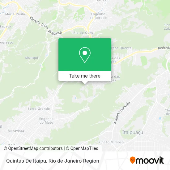 Quintas De Itaipu map