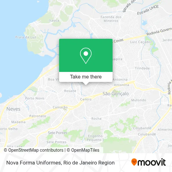 Nova Forma Uniformes map