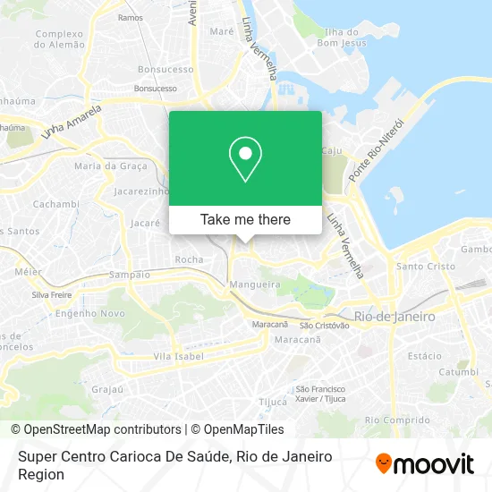 Super Centro Carioca De Saúde map