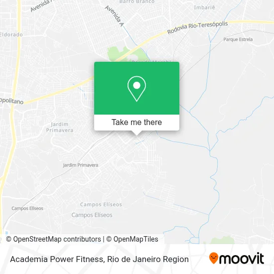 Academia Power Fitness map